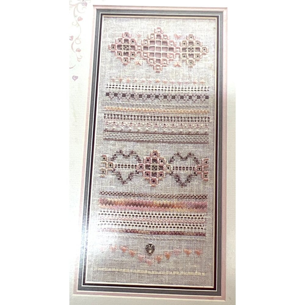 Diamonds & Hearts Cross Stitch Pattern By Lesa Steele Designs